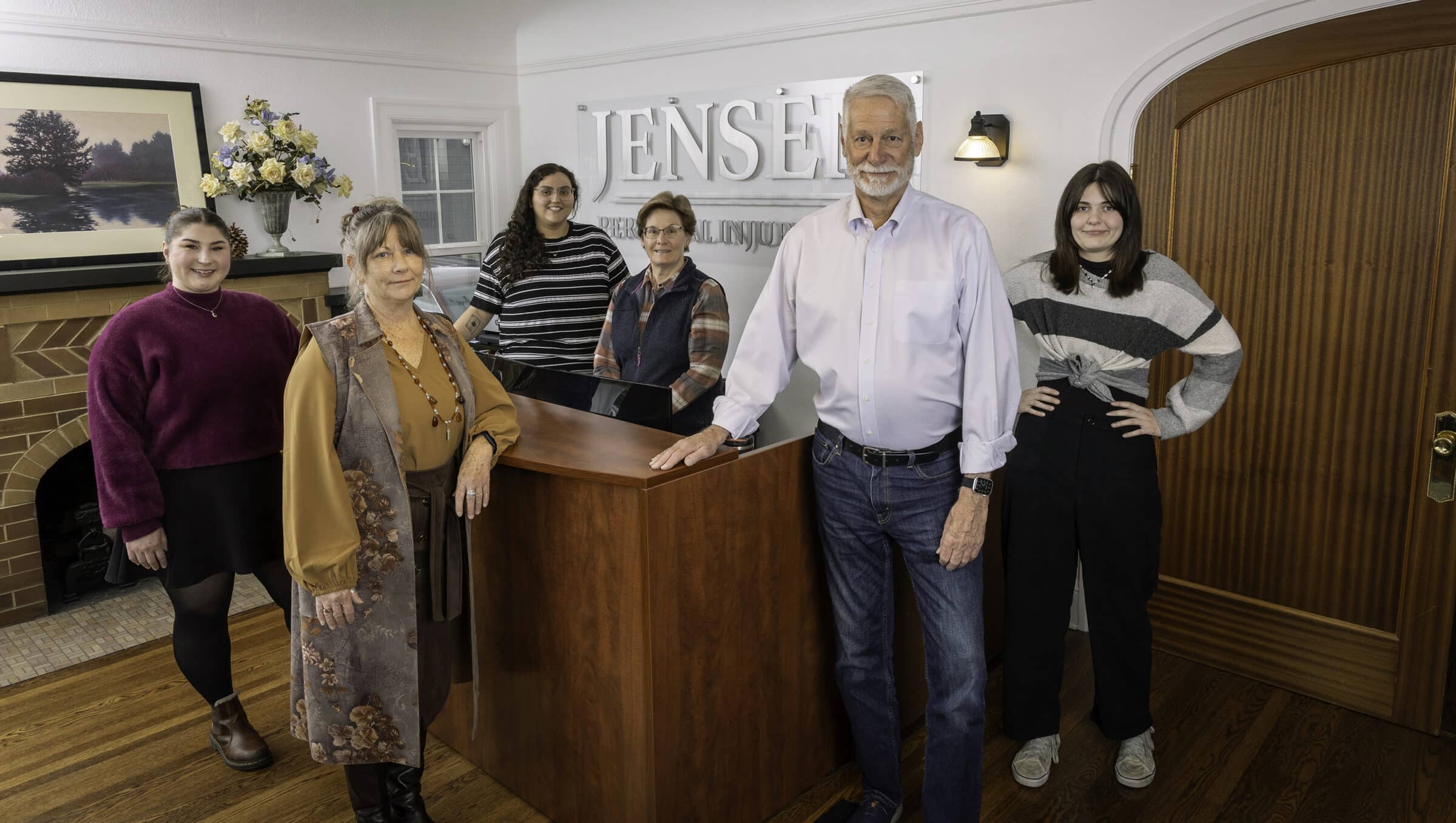 smiling staff at personal injury law firm in Reno